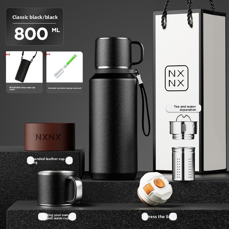 Stainless Steel Thermos Cup with Handle
