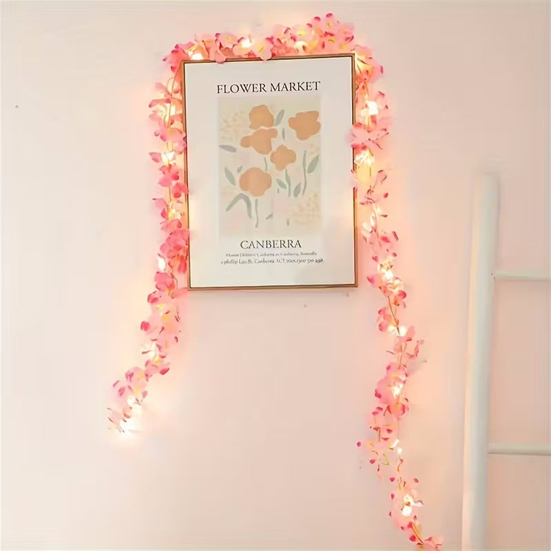 Pink Cherry Blossom String Lights
