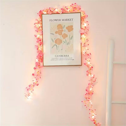 Pink Cherry Blossom String Lights