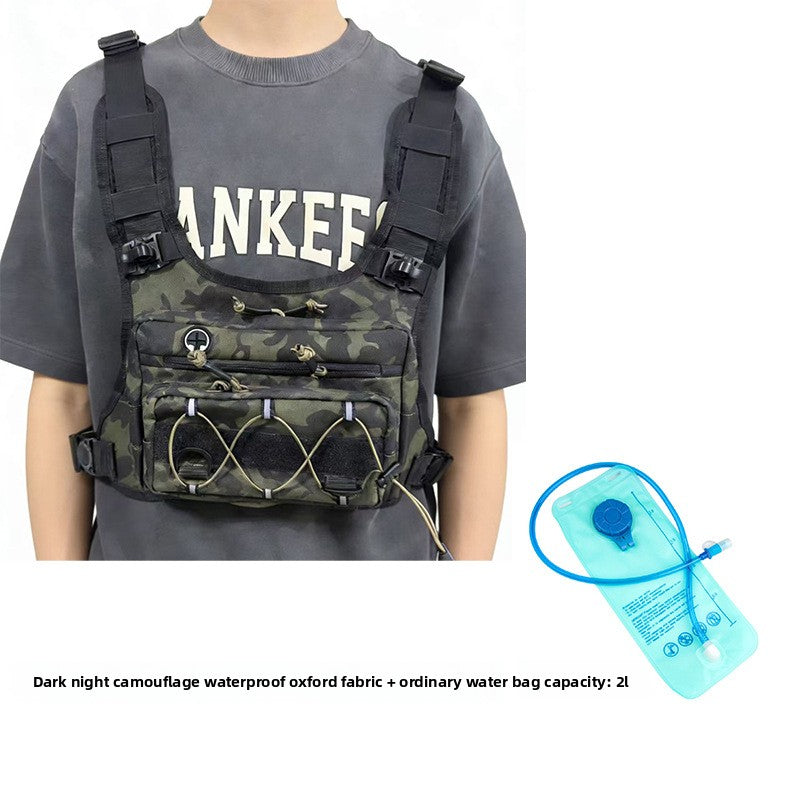 Multi-Functional Tactical Chest Bag with Hydration Pack