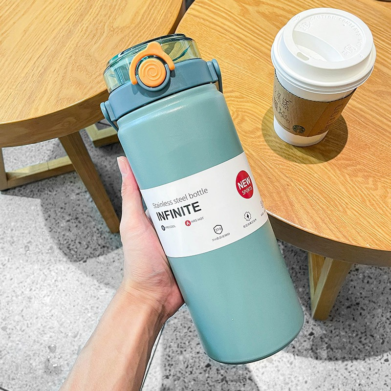 Double Handle Stainless Steel Insulated Water Bottle