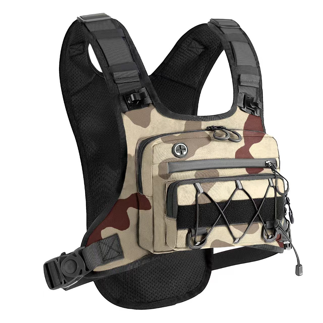 Multi-Functional Tactical Chest Bag with Hydration Pack