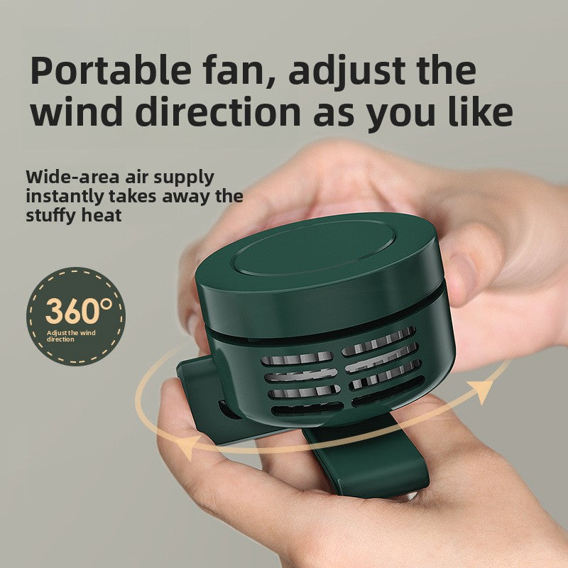 Clip-on mini fan