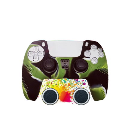 PS5 Controller Silicone Protective Cover with Joystick Caps
