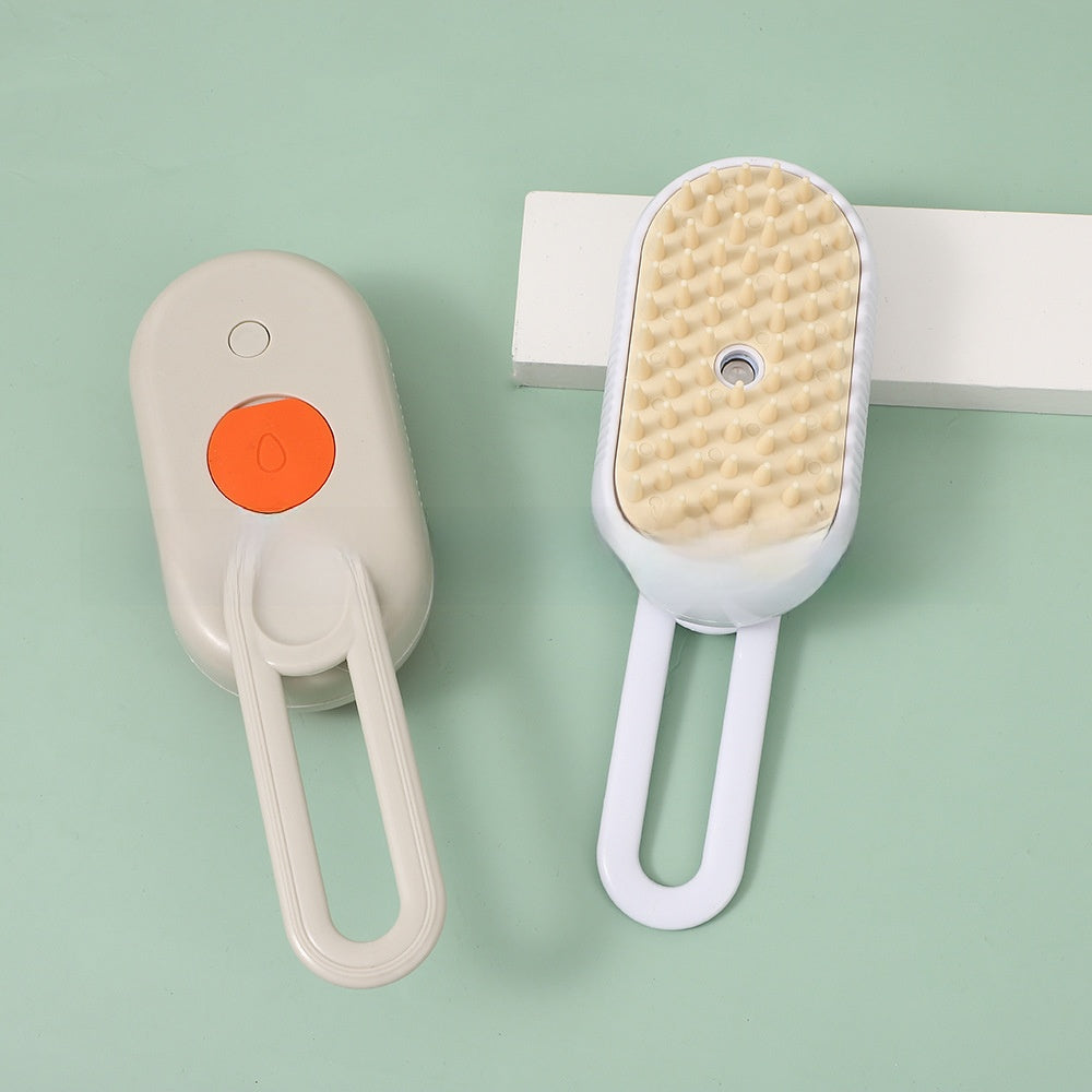 pet spray massage comb dog cat to float hair steam comb to float hair bath-free cat comb