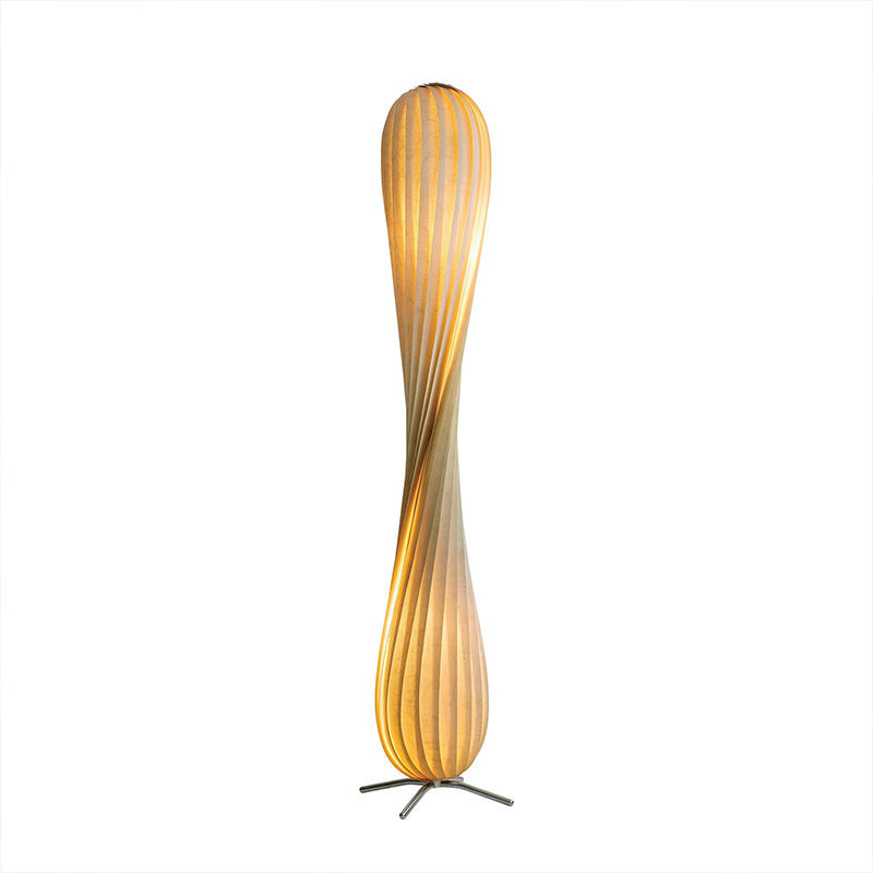 Nordic Wood Veneer LED Table Lamp