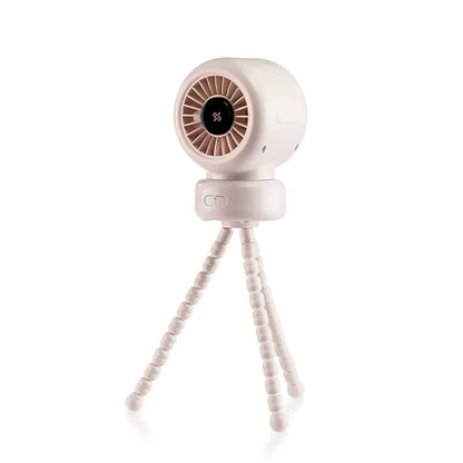 Digital Display Octopus USB Desk Fan with Oscillation