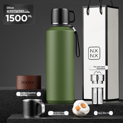 Stainless Steel Thermos Cup with Handle
