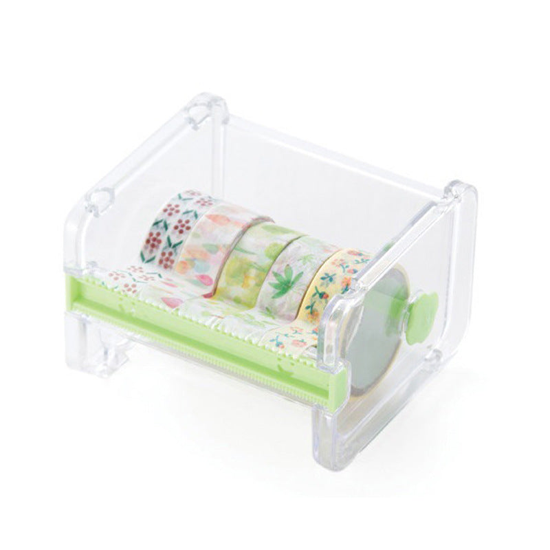 Multi-use tape holder tape cutter