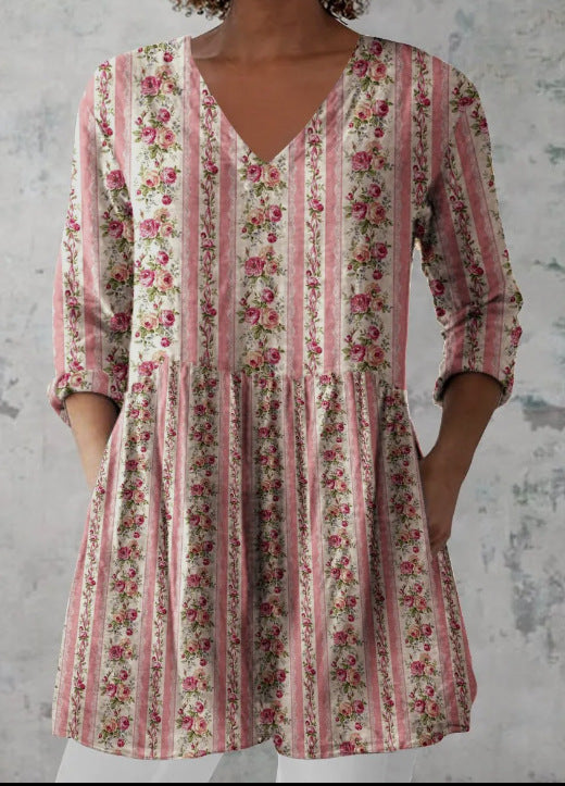 Round-neck short-sleeved women&
