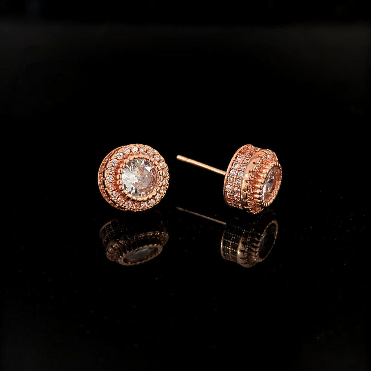 Hip-hop stud earrings for men