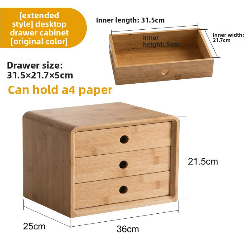 Bamboo Computer Monitor Riser