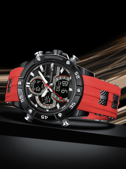 Mens Dual Display Electronic Watch