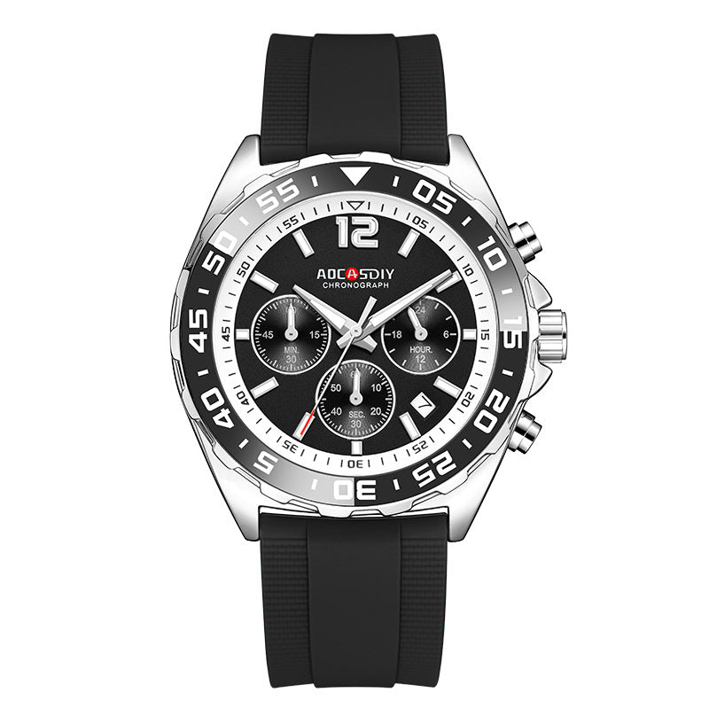 Mens Sports Quartz Watch with Luminous Display