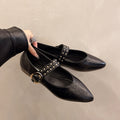 Womens Mary Jane Flat Shoes