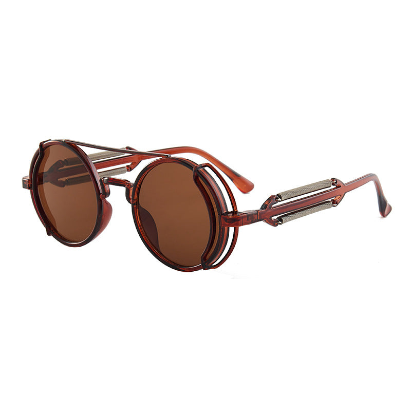 Double-spring-leg glasses