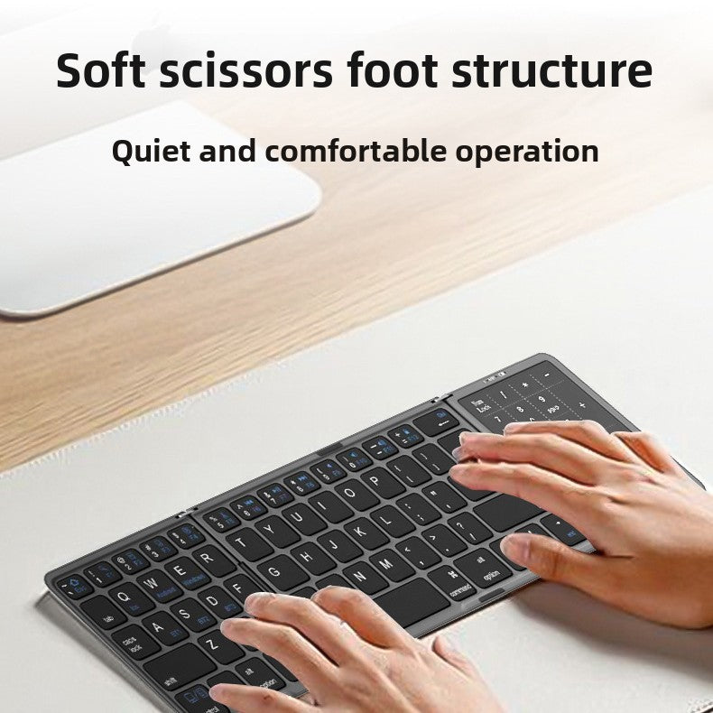 Large Touch Digital Folding Bluetooth Keyboard
