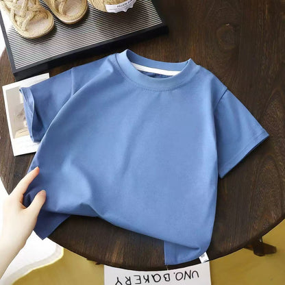 Childrens Pure Cotton Short Sleeve Tshirt