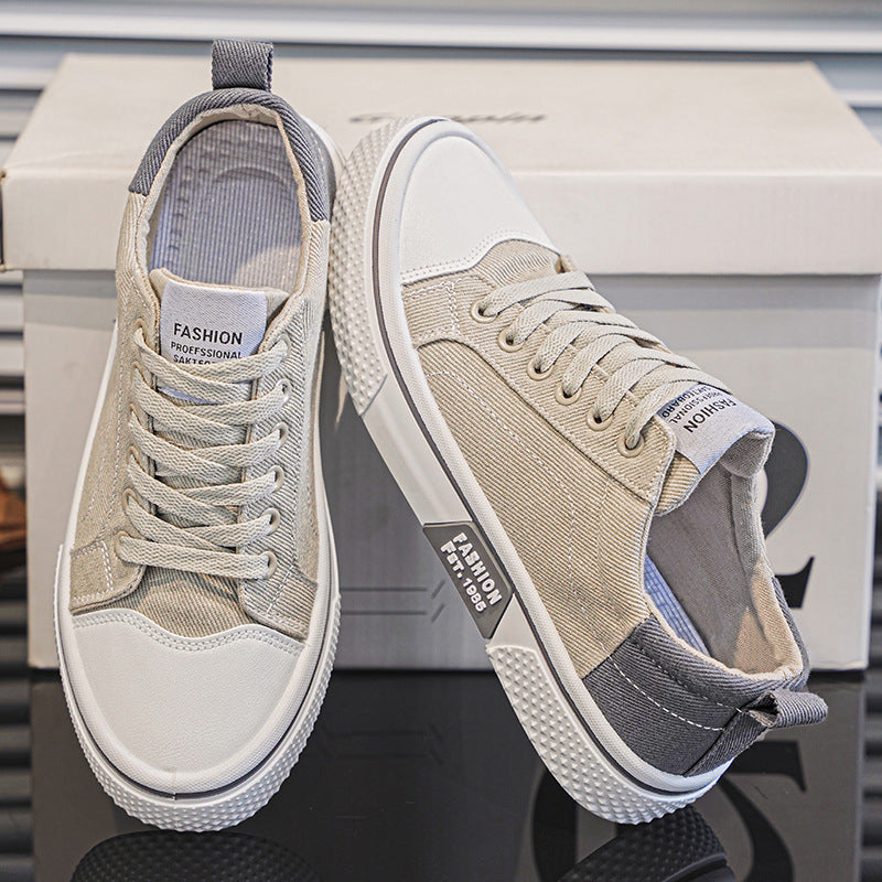 Men's Breathable Canvas Skate Shoes
