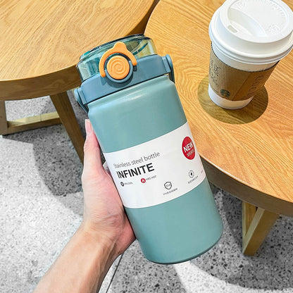 Double Handle Stainless Steel Insulated Water Bottle