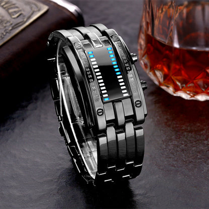 Digital Dual-Line Wrist Watch