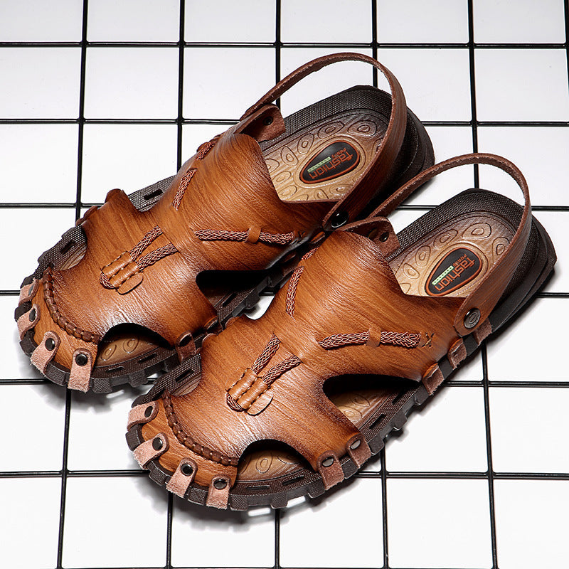 Mens Handmade Sandals Outdoor Casual