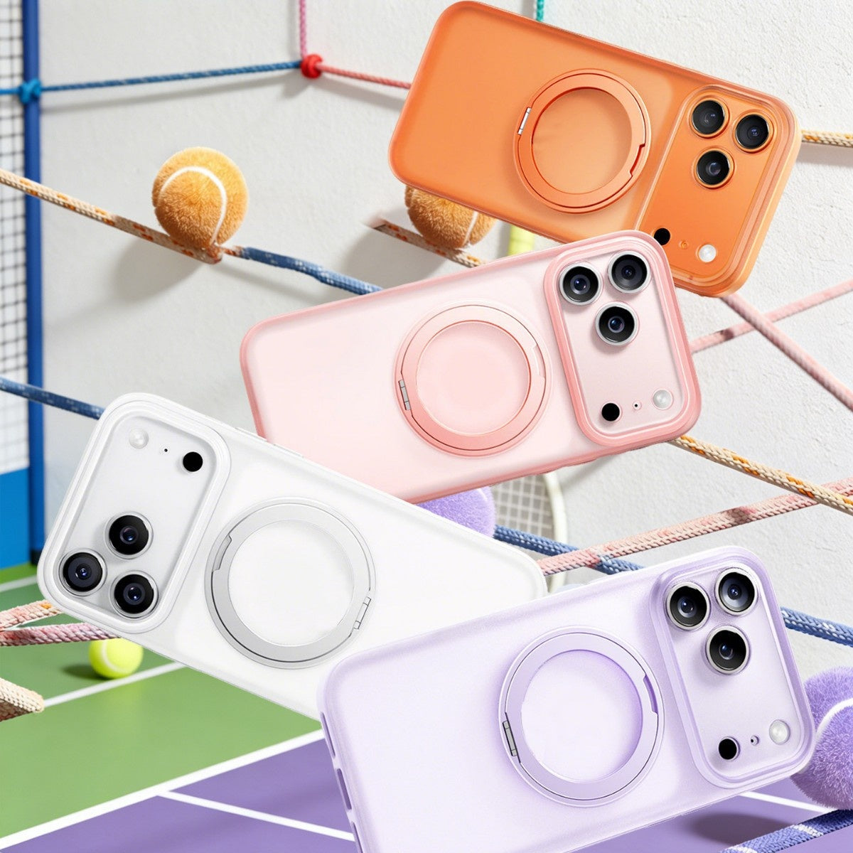 Rotating pivot shell phone case