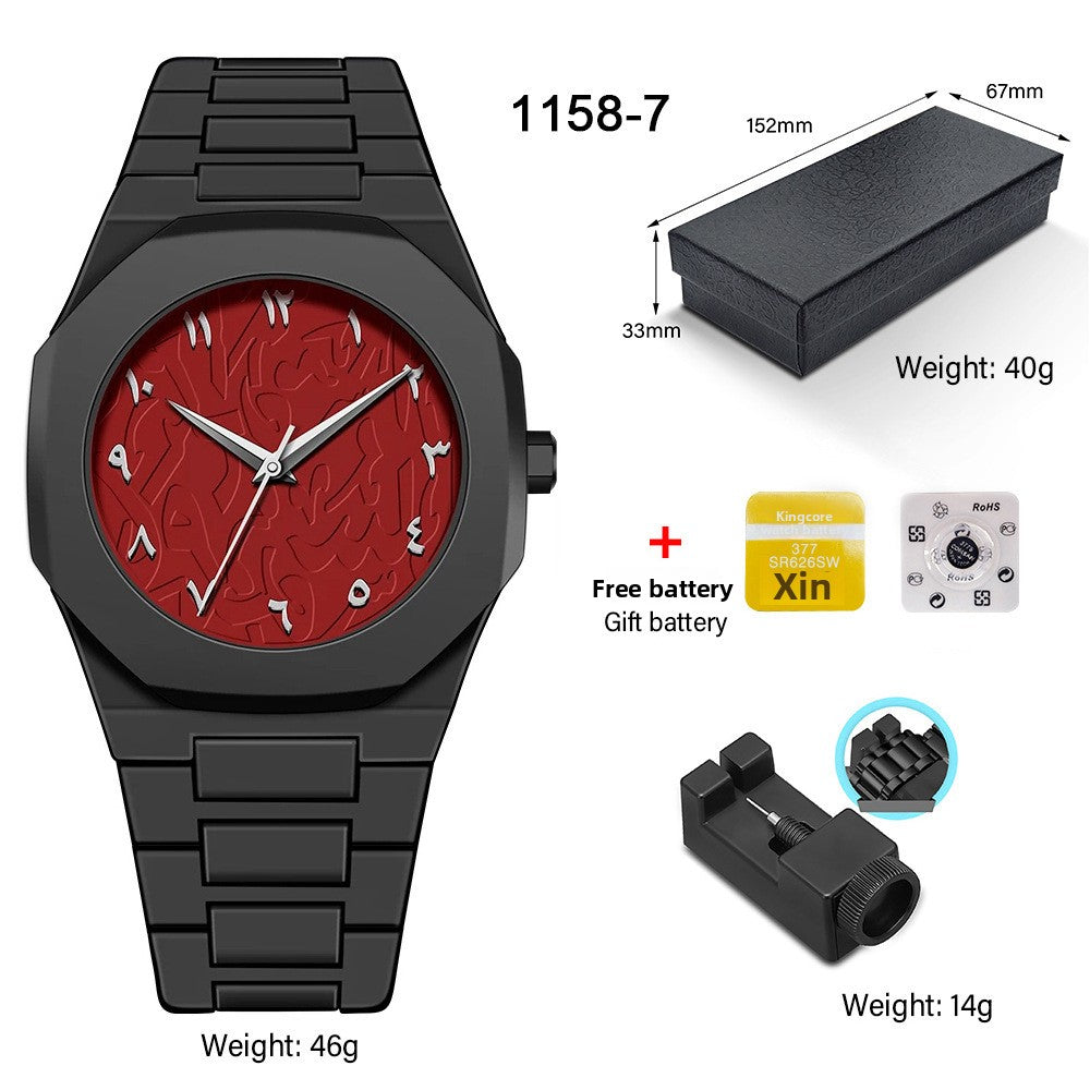 Mens Quartz Watch Waterproof Sport
