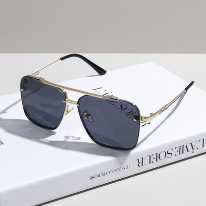 UV-protective and glare-reducing sunglasses