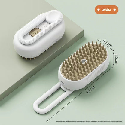pet spray massage comb dog cat to float hair steam comb to float hair bath-free cat comb