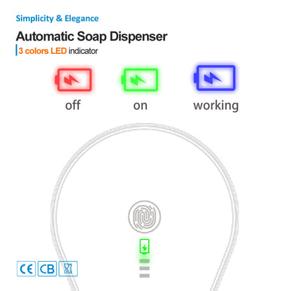 Automatic Sensor Soap Dispenser Rechargeable Foam Maker