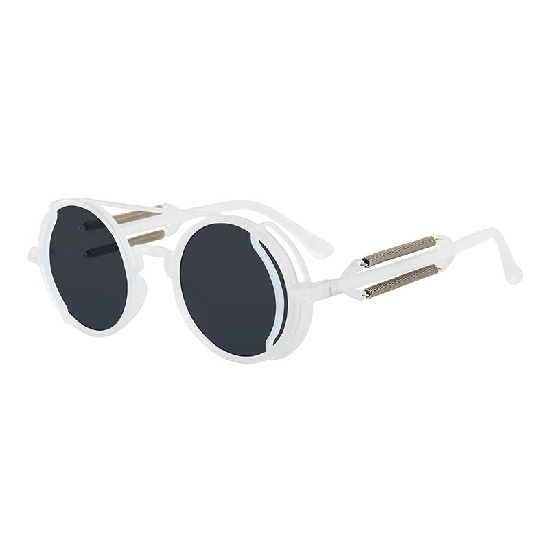 Double-spring-leg glasses