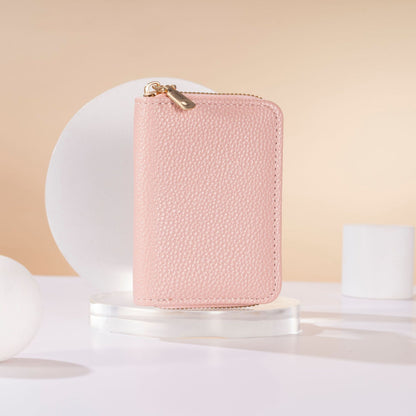 Lychee Pattern Accordion Card Holder