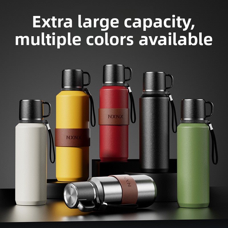 Stainless Steel Thermos Cup with Handle