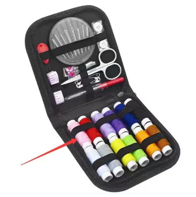 Portable Sewing Kit Box with Complete Tools