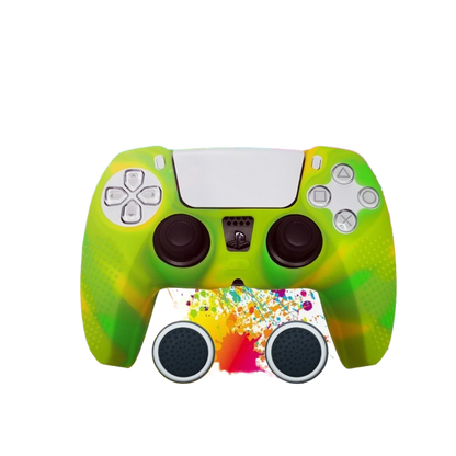 PS5 Controller Silicone Protective Cover with Joystick Caps