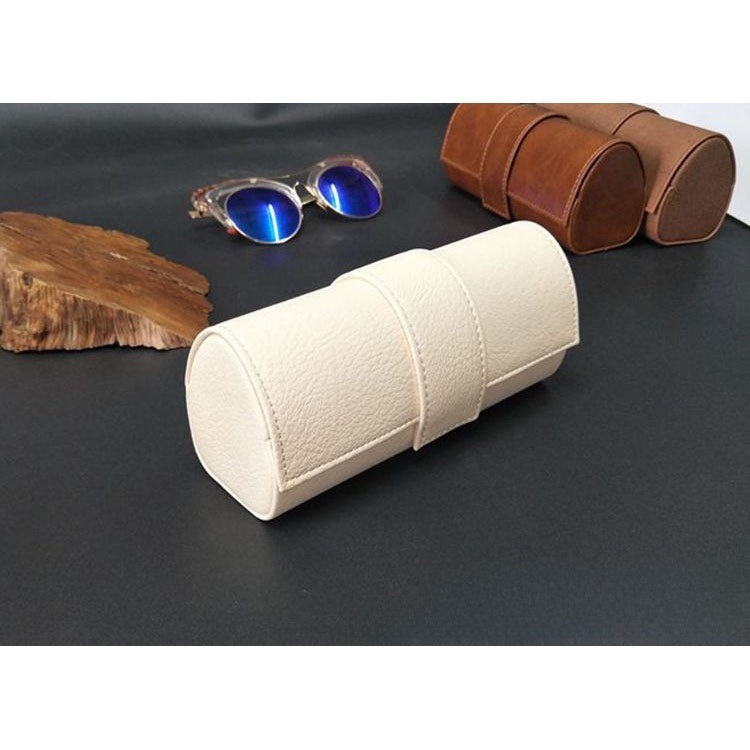 Large Vintage Leather Handmade Glasses Box