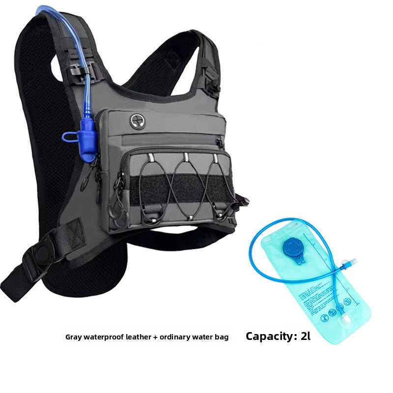 Multi-Functional Tactical Chest Bag with Hydration Pack