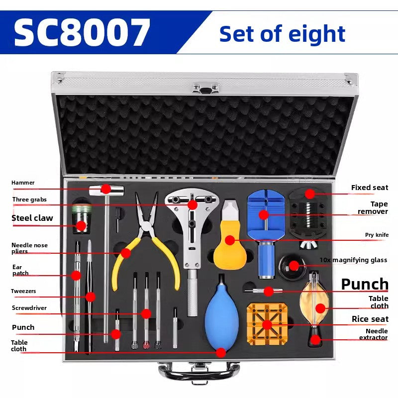 Professional Watch Repair Tool Set with Waterproof Paste