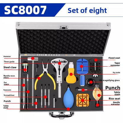 Professional Watch Repair Tool Set with Waterproof Paste