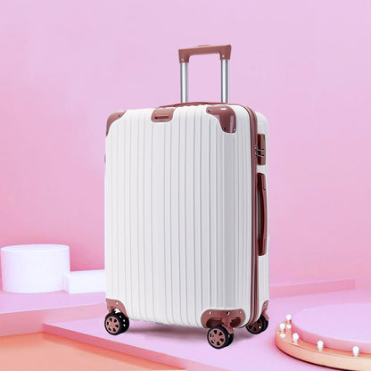 Luggage Suitcase with Aluminum Frame, Carry-On Suitcase, Trolley Suitcase, 20/24/ 28inch Three-Piece Set, Travel Suitcase, Password Lock Suitcase, Manufacturer Wholesale