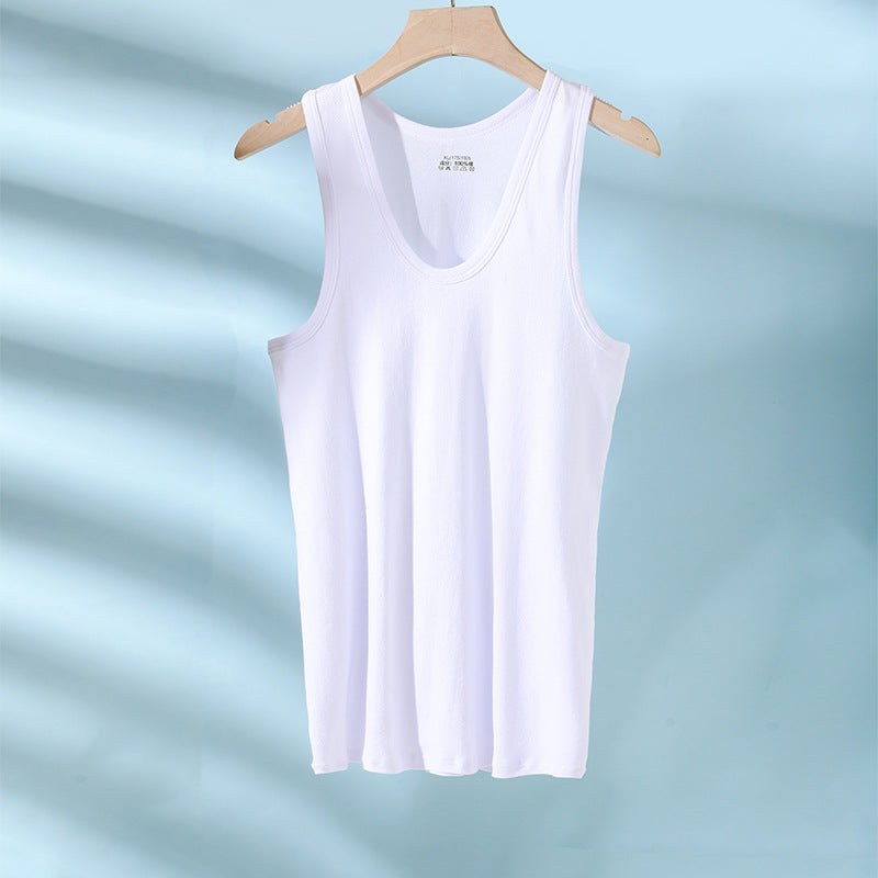 Pure Cotton Mens Sleeveless Vest