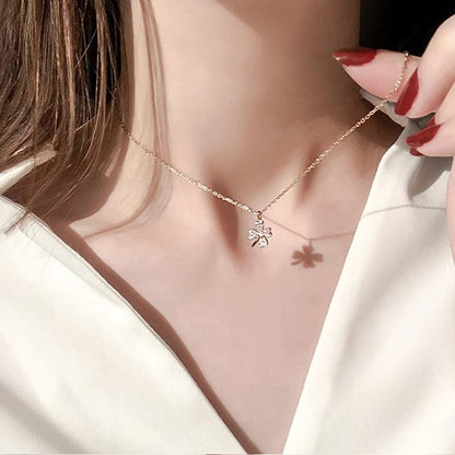 Lucky Four-Leaf Clover Necklace