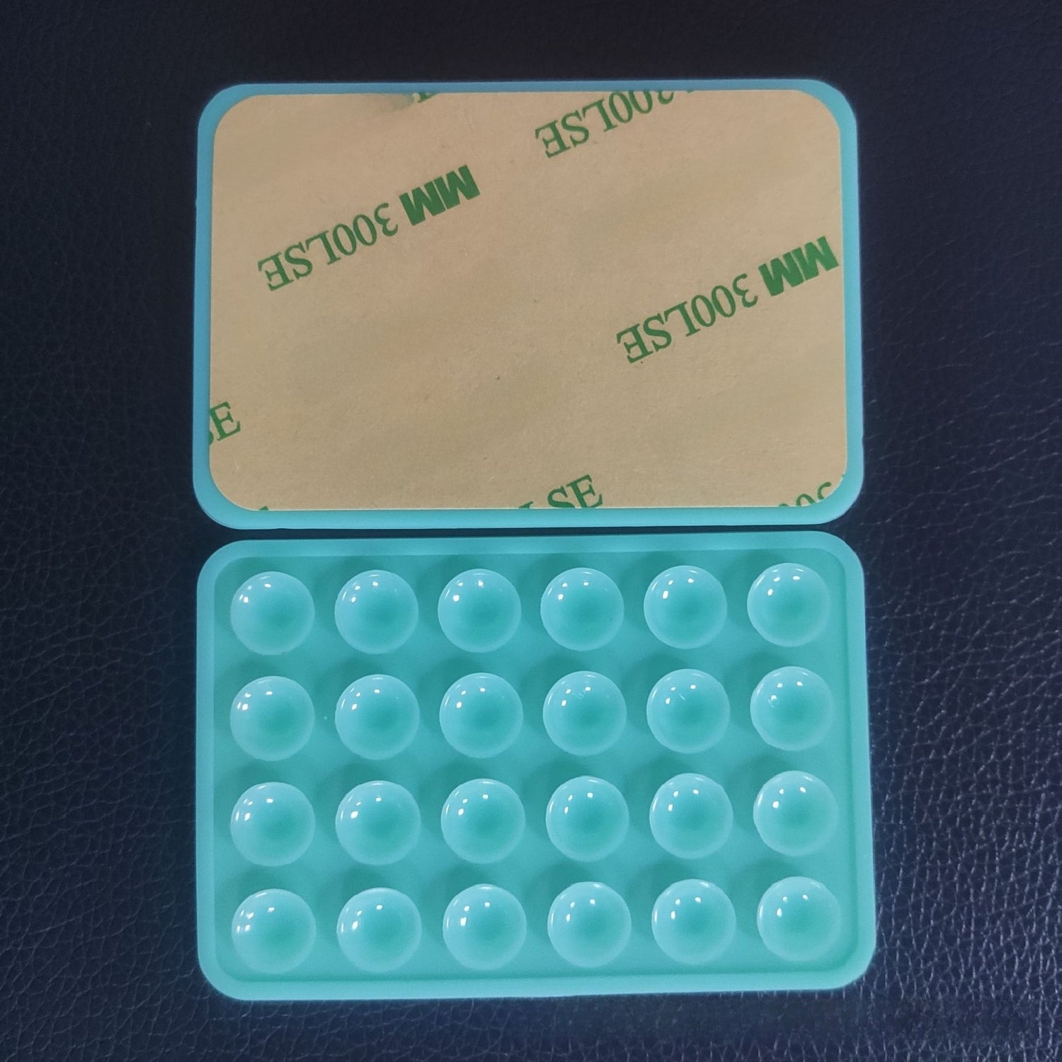 Thickened Silicone Suction Cups 24-Piece Square Adhesive Pads