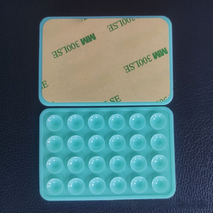 Thickened Silicone Suction Cups 24-Piece Square Adhesive Pads