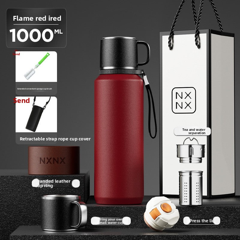 Stainless Steel Thermos Cup with Handle