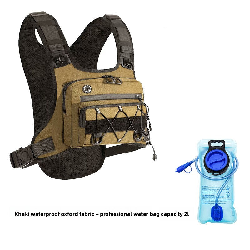 Multi-Functional Tactical Chest Bag with Hydration Pack