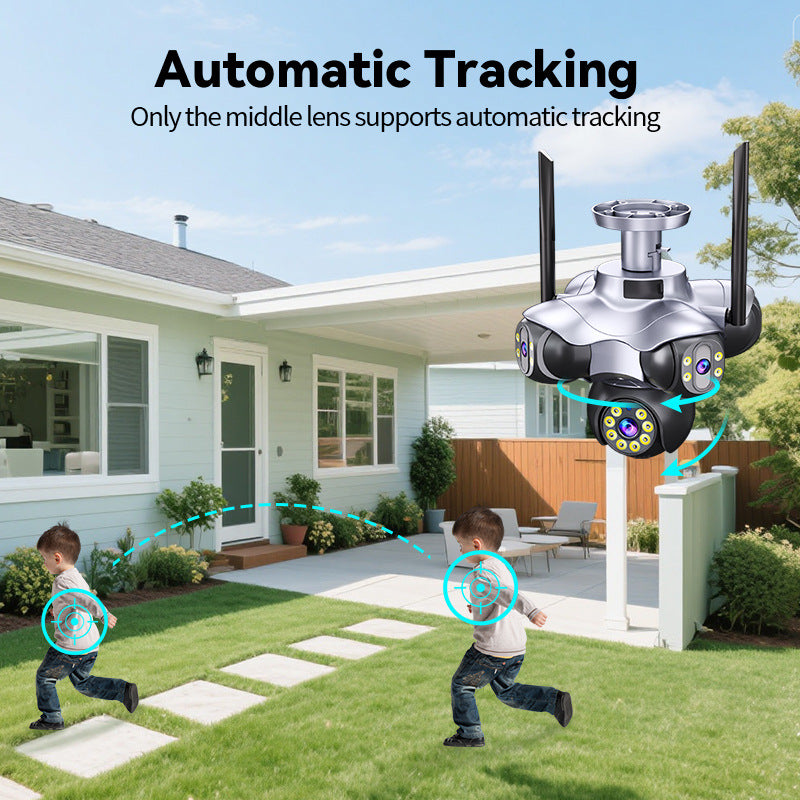 Five Lens HD Outdoor Security Camera