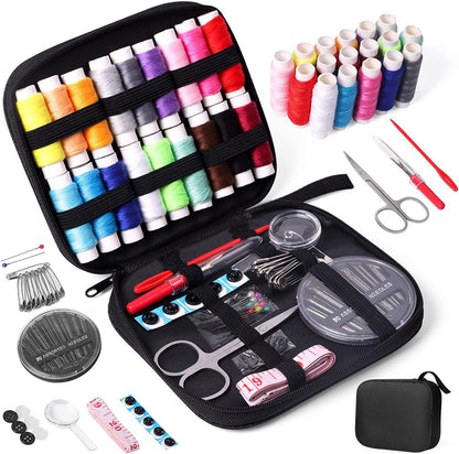Portable Sewing Kit Box with Complete Tools
