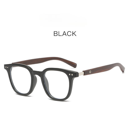 Wood grain leg rice nail sunglasses